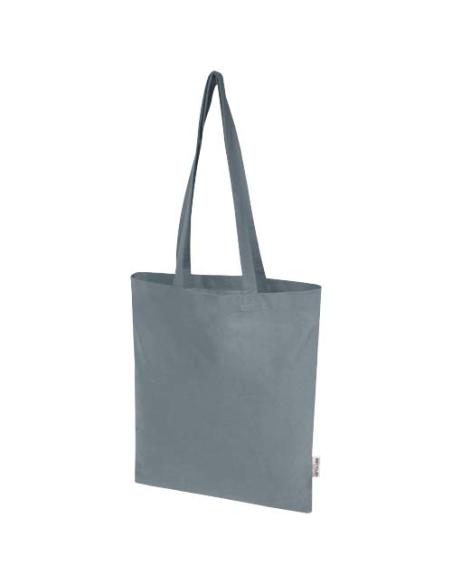 Bolsa Tote de 7 L de algodón reciclado de 140 g/m² con certificado GRS N28067021