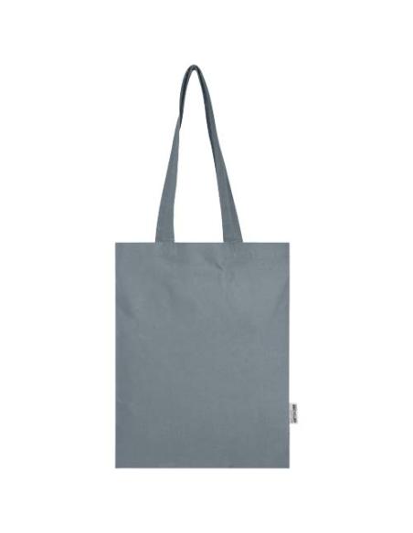 Bolsa Tote de 7 L de algodón reciclado de 140 g/m² con certificado GRS N28067021