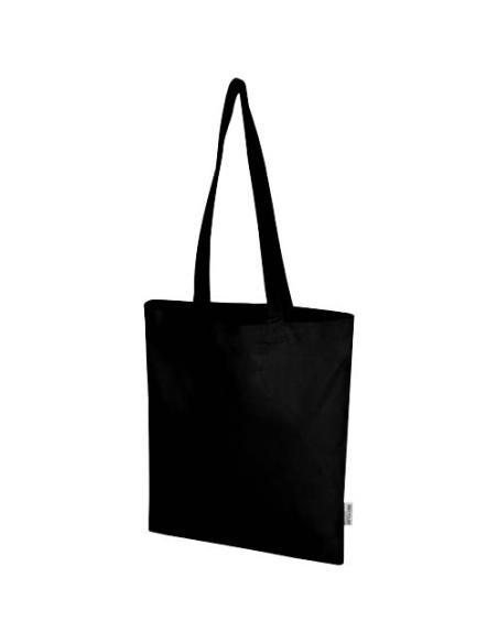 Bolsa Tote de 7 L de algodón reciclado de 140 g/m² con certificado GRS N09067021