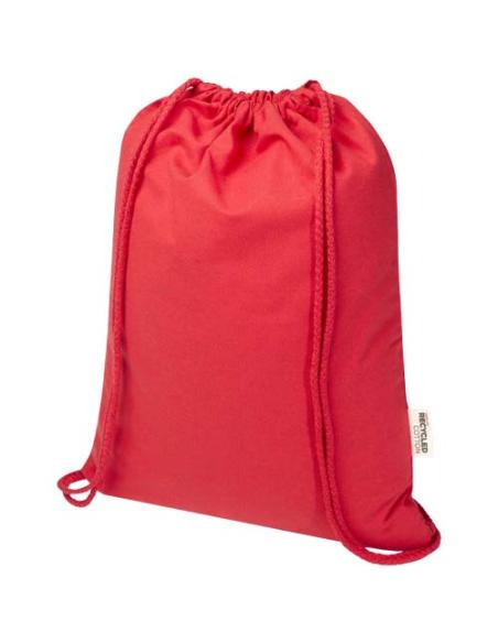 Bolsa de 5 L con cordón de algodón reciclado de 140 g/m² con certificado GRS N12167021