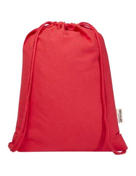 Bolsa de 5 L con cordón de algodón reciclado de 140 g/m² con certificado GRS N12167021