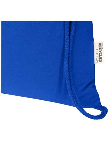 Bolsa de 5 L con cordón de algodón reciclado de 140 g/m² con certificado GRS N35167021