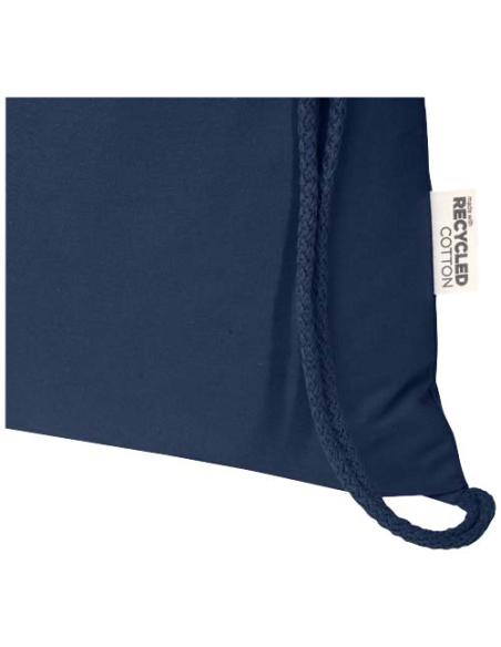 Bolsa de 5 L con cordón de algodón reciclado de 140 g/m² con certificado GRS N55167021