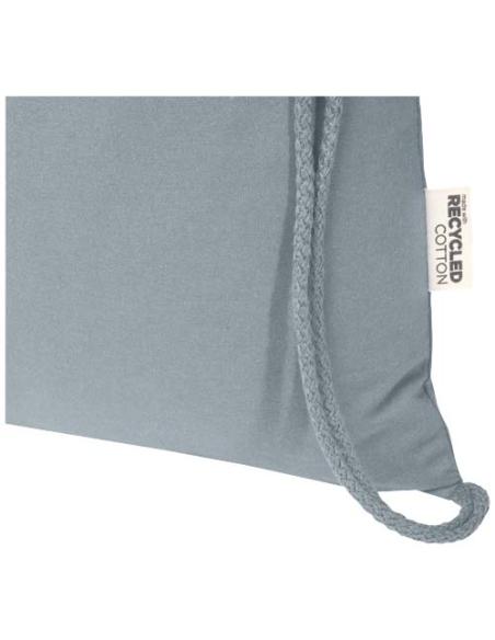 Bolsa de 5 L con cordón de algodón reciclado de 140 g/m² con certificado GRS N28167021