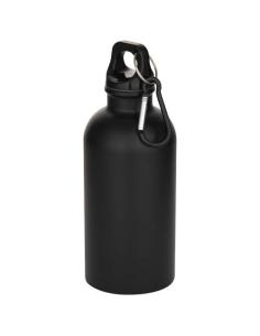 Botella de 400 ml de acero inoxidable mate con certificado RCS de una sola pared con mosquetón N10178001