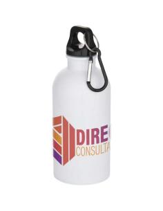 Botella de 400 ml de acero inoxidable con certificado RCS de una sola pared con sublimación y mosquetón N10378001 2