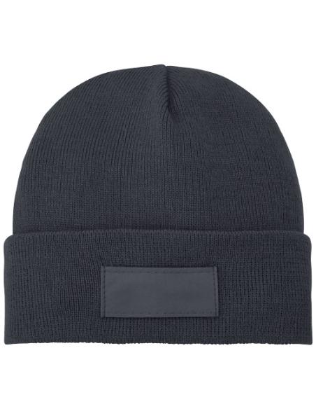 Gorro de lana con parche N09867683