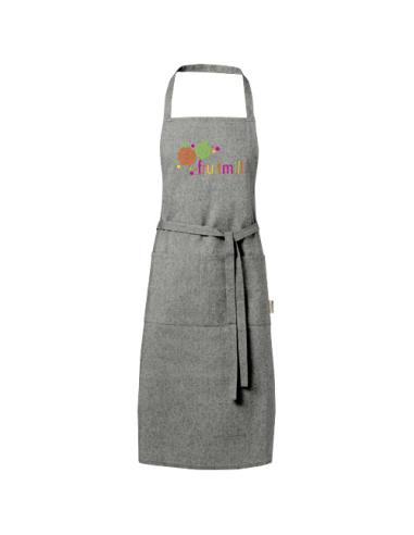 Delantal de algodón reciclado de 200 g/m² N09831311