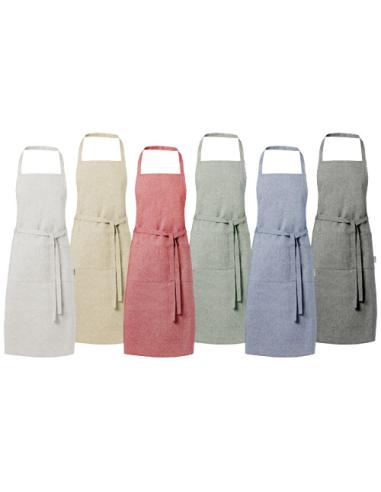 Delantal de algodón reciclado de 200 g/m² N09831311