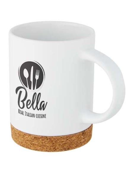 Taza de cerámica de 425 ml con base de corcho N10109001