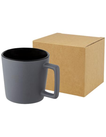 Taza de cerámica de 370 ml con acabado mate N09009001