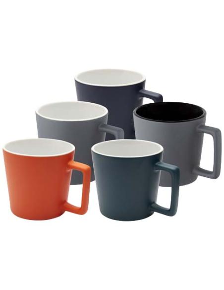 Taza de cerámica de 370 ml con acabado mate N09009001