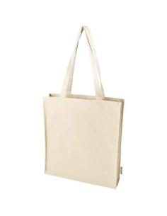 Bolsa Tote algodón reciclado 100% GRS con refuerzos de 270 g/m² 14L N10737021