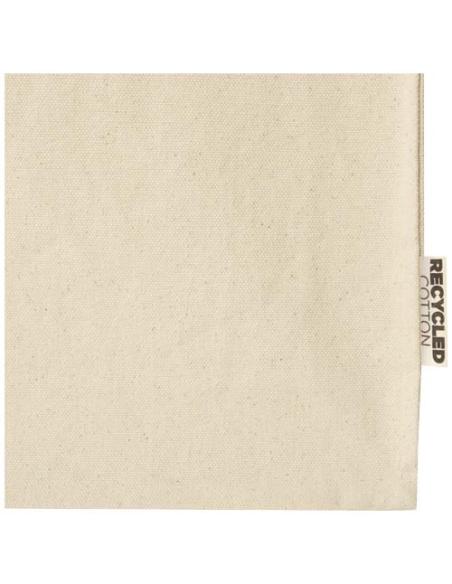 Bolsa Tote algodón reciclado 100% GRS con refuerzos de 270 g/m² 14L N60737021