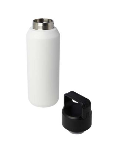 Botella de 600 ml con aislamiento al vacío de cobre en acero inoxidable reciclado con certificado RCS N10148001