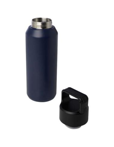 Botella de 600 ml con aislamiento al vacío de cobre en acero inoxidable reciclado con certificado RCS N55148001