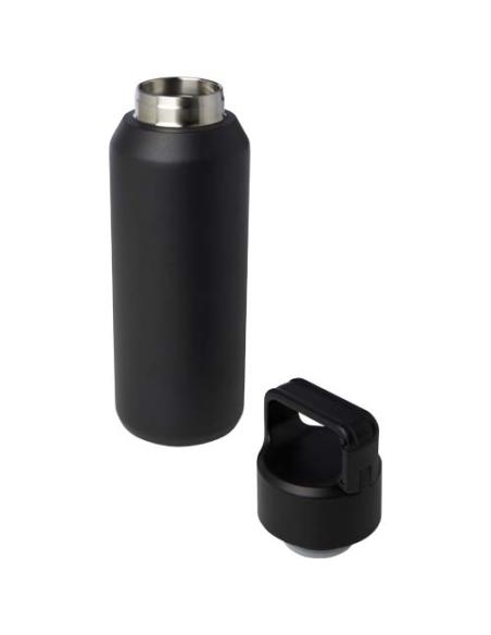 Botella de 600 ml con aislamiento al vacío de cobre en acero inoxidable reciclado con certificado RCS N09148001