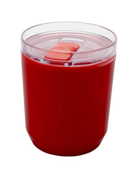 Vaso de doble pared de plástico reciclado de 180 ml N12258001