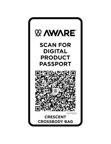 Bolso cruzado de material reciclado Aware™ de 500 g/m² N55547021
