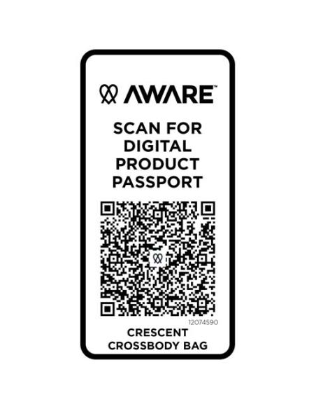 Bolso cruzado de material reciclado Aware™ de 500 g/m² N09547021