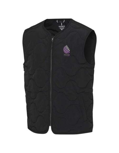 Chaleco acolchado unisex de material reciclado con certificado GRS N00977493