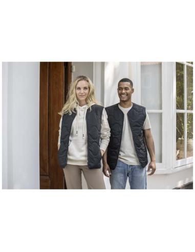 Chaleco acolchado unisex de material reciclado con certificado GRS N00977493