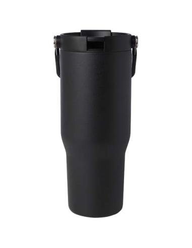 Vaso con aislamiento al vacío de cobre de acero inoxidable reciclado certificado RCS de 900 ml y con tapa de doble función N0946