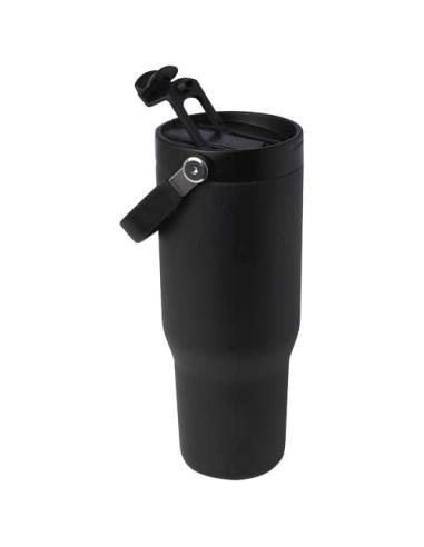 Vaso con aislamiento al vacío de cobre de acero inoxidable reciclado certificado RCS de 900 ml y con tapa de doble función N0946