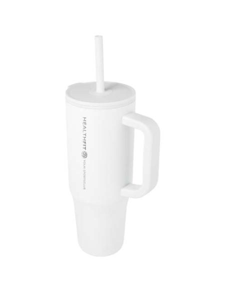 Vaso con aislamiento de 900 ml con certificado RCS y pajita de silicona N10768001