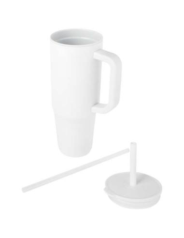 Vaso con aislamiento de 900 ml con certificado RCS y pajita de silicona N10768001