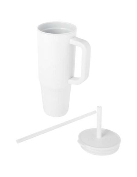 Vaso con aislamiento de 900 ml con certificado RCS y pajita de silicona N10768001