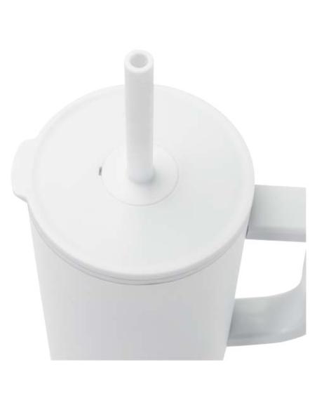 Vaso con aislamiento de 900 ml con certificado RCS y pajita de silicona N10768001