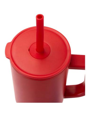 Vaso con aislamiento de 900 ml con certificado RCS y pajita de silicona N12768001