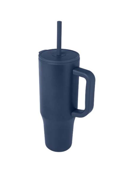 Vaso con aislamiento de 900 ml con certificado RCS y pajita de silicona N55768001