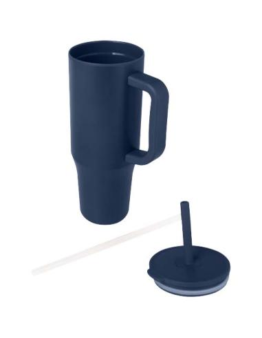 Vaso con aislamiento de 900 ml con certificado RCS y pajita de silicona N55768001