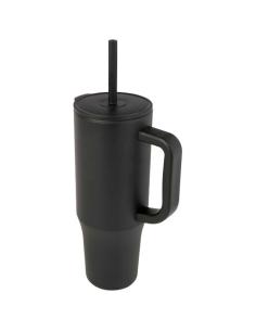 Vaso con aislamiento de 900 ml con certificado RCS y pajita de silicona N10768001