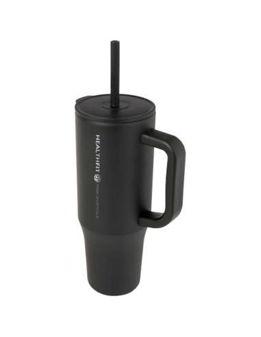 Vaso con aislamiento de 900 ml con certificado RCS y pajita de silicona N09768001