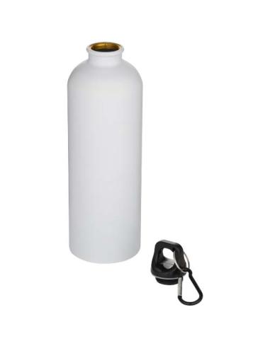 Botella de 750 ml de acero inoxidable mate reciclado con certificado RCS con mosquetón N10278001