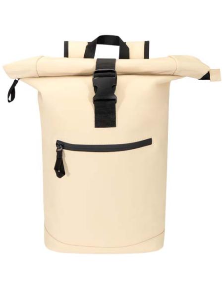 Mochila de 15" y 18 L con parte superior enrollable de material reciclado con certificado GRS N70390031