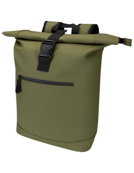 Mochila de 15" y 18 L con parte superior enrollable de material reciclado con certificado GRS N46390031