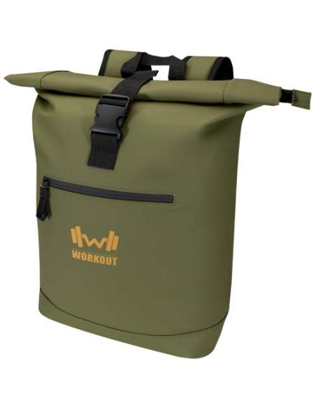 Mochila de 15" y 18 L con parte superior enrollable de material reciclado con certificado GRS N46390031