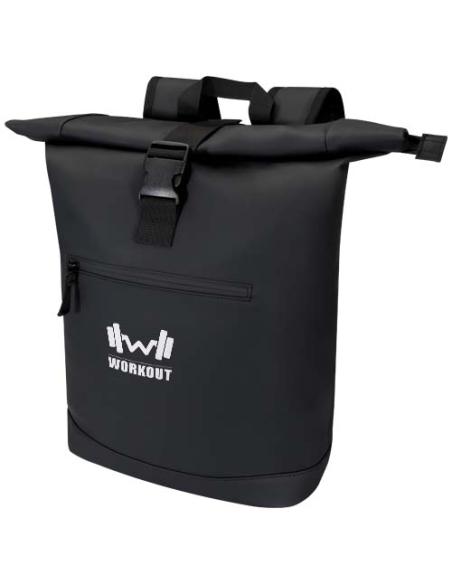 Mochila de 15" y 18 L con parte superior enrollable de material reciclado con certificado GRS N09390031