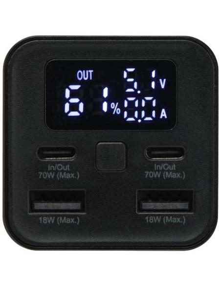 Batería externa para portátil de aluminio reciclado de 20 000 mAh y 70 W N09044421