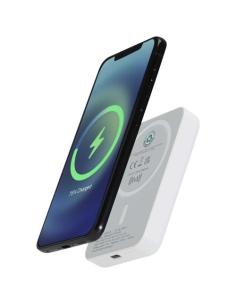 Batería externa inalámbrica magnética de 5000 mAh y 15 W con PD de 20 W fabricada con plástico reciclado N10144421