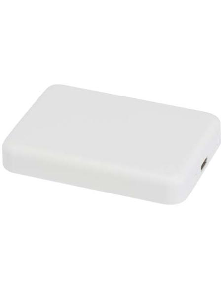 Batería externa inalámbrica magnética de 5000 mAh y 15 W con PD de 20 W fabricada con plástico reciclado N10144421