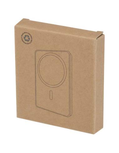 Batería externa inalámbrica magnética de 5000 mAh y 15 W con PD de 20 W fabricada con plástico reciclado N09144421