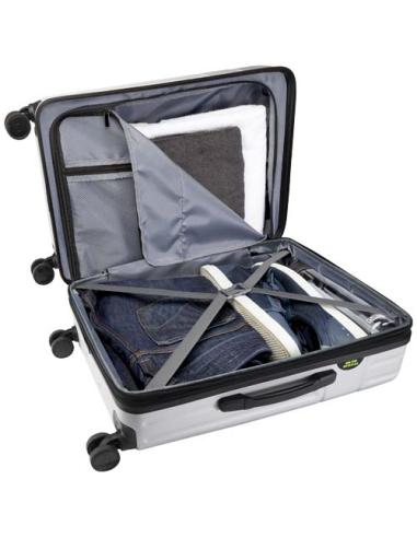 Mochila de cabina ampliable de 24" y 70 L de material reciclado con ruedas y certificado GRS N18790031