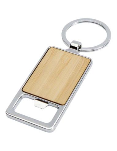 Llavero de bambú con abrebotellas N60043621