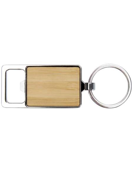 Llavero de bambú con abrebotellas N60043621