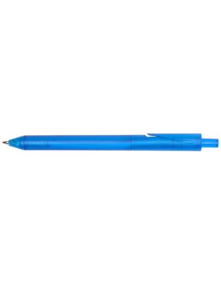 Juego de libreta de tapa blanda y bolígrafo de plástico reciclado (tinta azul) N25892601